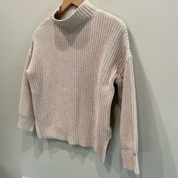 Cupcakes and Cashmere Ribbed Knit Tan Sweater - Size: XS - Picture 5 of 8